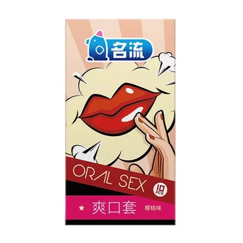 PERSONAGE 10stk Oral Sex Kondomer Naturlig Latex Blowjobs Penis Ærme Kirsebær Smag Mindre smøreolie Tolerere Sex Produkt