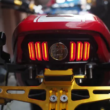 Motorcykel bremse lys blinklys Motorcykel LED baglygte Bageste Lys Signal Lys, der Kører Turn-Signal Indikator Lampe
