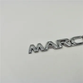 Chrome ABS Bagklappen Badge Mærkat Brev, Emblem, Logo Passer Til Nissan Marts