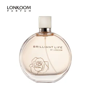 LONKOOM Oprindelige Parfume til Kvinder Floral-frugtagtig Aroma Kvinders Eau De Parfum Spray Strålende Liv 100ml Langvarig Duft