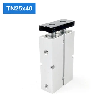 TN25*40-S Gratis fragt 25mm Boring 40mm Slagtilfælde Compact Air Cylindre TN25X40-S Dual Action Luft, Pneumatisk Cylinder