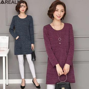 Efteråret langærmet T-Shirt Kvinder Vogue koreanske tshirt streetwear Lang skjorte Toppe Plus Size Vintage Vinter Tee Shirt Femme L-5XL