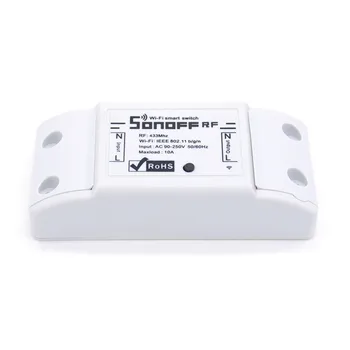 2017 Ny ITEAD Sonoff Wifi Trådløse Fjernbetjening DIY Smart Switch RF433 Universal Modul kontaktur For MQTT COAP Smart Home