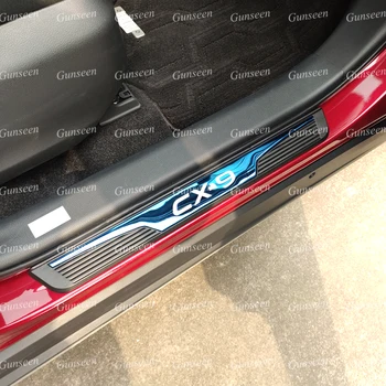 Mazda CX-9 CX9 CX-9 2020 Tilbehør Dør Karmen Plade Trim Bil Mærkat Scuff Pedal Rustfrit Stål Styling Protector Dække