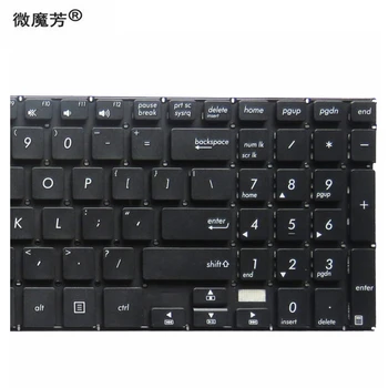 Engelsk laptop tastatur til ASUS TP500L TP500LA TP550L TP550LB TP550LU x551 OS Layout, uden ramme, sort