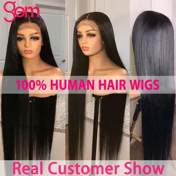 30 Tommer Straight Hair 3 Bundter Behandle Human Hair 3 / 4 Bundter Perle Skønhed Remy Peruvianske Hår Bundter
