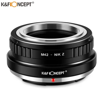 K&F Koncept M42 Linse til Nik Z Mount Adapter til M42-Mount-objektiver til Nikon Z5 Z6 Z7 Kamera