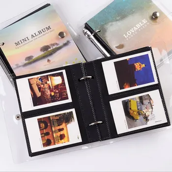Lys og Skygge-Serien Løs-bladet S foto Album Billet Opbevaring Postkort 3 Tommer hukommelse 100 Lommer til Fujifilm Instax Mini-Film