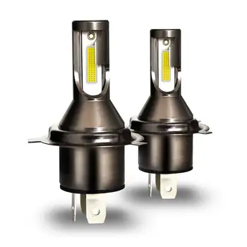 Et sæt (2 stk.) H4 110W 26000LM LED Forlygte Kit Lampe Integreret Forlygter Pære Knyttet lys Forlygte Konvertering Kit Lampe