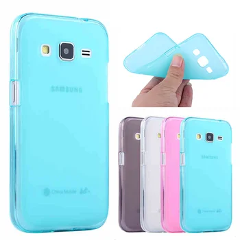 Blødt TPU Cover Til Samsung Galaxy Core Prime G360 G360H G360F G361H G361F Tilfælde Silikone Beskyttende Telefonen Tilbage Dække Huden