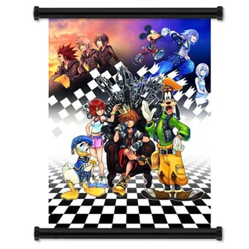 Kingdom Hearts Plakat Anime Legetøj Model Indretning Hjem Sora Riku Ventus Aua Væggen Rulle Handling Tal Collectible Brinquedos Figma