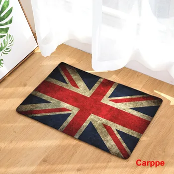 CAMMITEVER Usa, England, Brasilien Flag, Non-slip Mat Foyer Fod Tæppe Tæppe Husstand Køkken Døren Pad Mode Tæpper