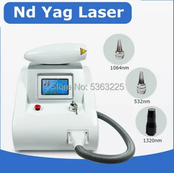Hot salg Q Switched nd Yag Laser maskine for tatovering fjernelse skønhed &eyebrowwashing