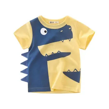 2-8 År Drenge Piger Tegnefilm Dinosaur T-shirts Sommer Børn Kostume Bomuld Børn, Kort Ærme Toppe Fashion Boy t-Shirts Tøj