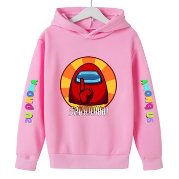 Nye Spil blandt os hoodie børn Bedrager Grafik Anime-Streetwear Tegnefilm Sweatshirt Sudadera Hombre Blandt Os cotton Hættetrøje