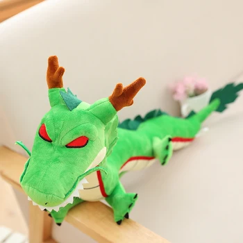 Tøjdyr Plush Dragon 80/100cm Shenron Anime Karakter Dukker Memorial dukke Fødselsdag julegaver