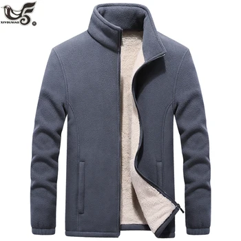 Plus størrelse M~9XL vinter hættetrøjer mænd varm tyk uld Liner Sweatshirts hoody mandlige outwear Taktiske soft shell fleece jakker frakker