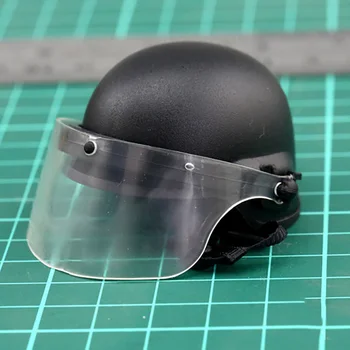 1/6 Skala Soldat SWAT-Model Racing Hjelme FBI PASGT Hjelme Mat Sort plast hjelm til 12