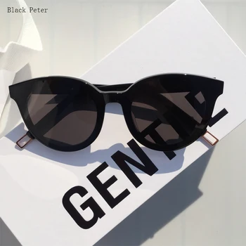 Vintage Runde Korea Brand Designer Blid Solbriller Kvinder Sort Peter Sol briller Retro UV400 Briller Til Mænd, Kvinder