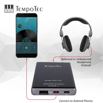 Hovedtelefon Forstærker TempoTec Sonata iDSD Plus Støtte VINDE MacOSX Android&iOS PhoneTrue Blance Dual DAC HIFI