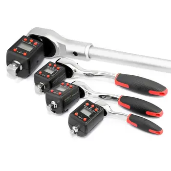 Digital High Torque Wrench Adapter 1/4 3/8 1/2 3/4 Kørsel Microtorque 1.5-30nm/6.8-135nm/20-200nm/17-340nm/60-600nm/100-1000nm