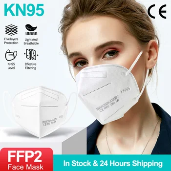 5-100pcs ffp2 ansigtsmaske KN95 ce-Facial Masker Filter maske Genanvendelige Munden Maske FFP2mask KN95mask mascaraer mascarilla 9 Farver