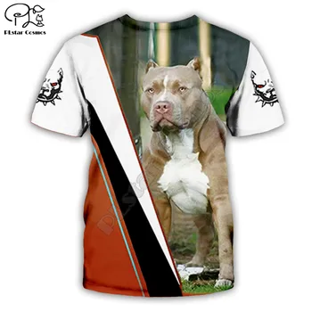 Sjove pitbull Hunde 3D fuld print mode t-shirt Unisex hip hop stil tshirt streetwear afslappet sommer drop shipping