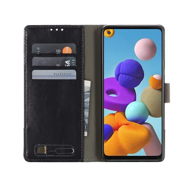 For Samsung Galaxy A21S A41 A31 A81 A91 Luksus PU Læder kortholder Slots Phone Case For Samsung Note 20 5G Ultra Tilfælde