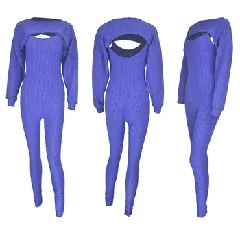 Casual Women To Delt Sæt Batwing Afgrøde Top + Buksedragt Joggere Sportsuit Streetwear Vinter Tøj Til Kvinder Tøj