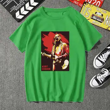2020 Kurt Cobain Nirvana T-Shirt T-Shirt Til Mænd Kawaii Sommer Toppe Tegneserie Karate Grafiske Tees T-Shirt Unisex Harajuku-Shirt Mandlige