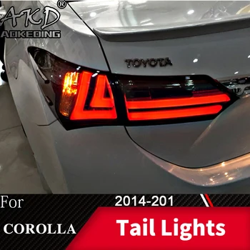 Baglygten For Bil, Toyota Corolla-2017 Nye Altis LED baglygter tågelygter Dag Kører Lys DRL Tuning Biler Tilbehør