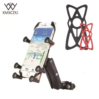 XMXCZKJ Holder Telefonen Justerbar Cykel Cykel Cykelstyr Motorcykel Holder Til Iphone Huawei XIAOMI Smartphones GPS Holder