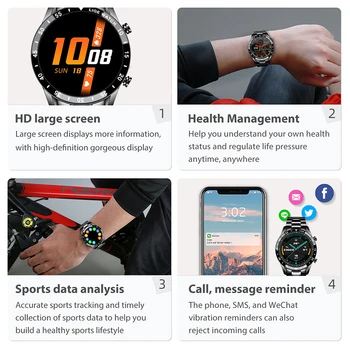 2021 Nye Full Circle Touch Skærm, Smart Ur Herre Vandtæt Sport Trænings-og Smart Bluetooth Opkald Ur Mænd Til IOS Xiaomi Huawei