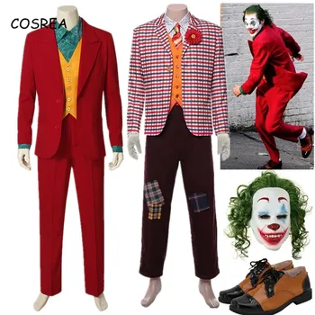 Filmens Joker Arthur Fleck Joker Joaquin Phoenix Cosplay Sko Støvler Karneval, Halloween Party Cosplay Kostume Tilbehør