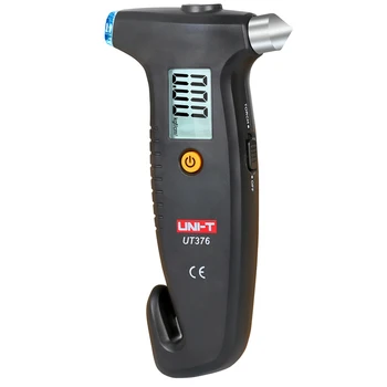 ENHED UT376 Digital dæk trykmåler Bil dæktryk opdagelse instrumentering Belysning / sikkerhed hammer / sikkerhedssele cutter