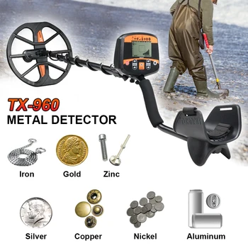 Høj Følsomhed Professionel Underground Guld Metal Detektor Stud Finder Smykker Digger Treasure Hunter Afsløre TX-960
