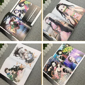 Demon Slayer Kimetsu ingen Yaiba Art Book Animationsfilm Farverige Artbook Limited Edition Collector ' s Billede Album Malerier