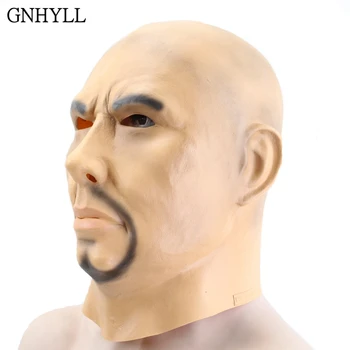 GNHYLL Underverden Boss Cosplay Skræmmende Hovedet Fuld Latex Maske Halloween Horror Sjove Cosplay Parti Maske Gamle Mand Hoved Hjelm Masker