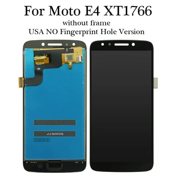 For Moto E4 XT1766 LCD Display+Touch Screen Digitizer USA INGEN Fingeraftryk Hul Version Udskiftning e4 xt1766 USA Version