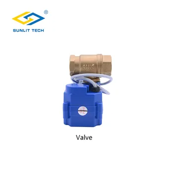2020 Smart Home Vand Lækage Sensor med 1pc DN15 DN20 DN25 Ventil og 4stk vand kabler Oversvømmelse Vand, Overløb Alarm Detektor Kit
