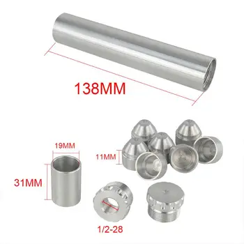 1/2-28 5/8-24 Aluminium Brændstof Fælde/Opløsningsmiddel Filter Passer til NAPA 4003 WIX 24003 qt4001 Sølv/Sort/Rød/Blå
