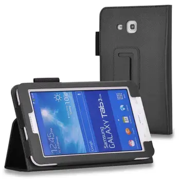 PU Læder taske Til Samsung Tab 3 lite 7.0 Tablet Stå Dække Para Til Samsung Galaxy Tab3 T110 T111 T113 T116 Fundas Tilfælde+Pen