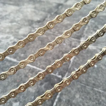 Mountainbike kæder fuld galvaniseret guld 6 7 8 9 10-hastighed holdbar mtb cykel variabel hastighed kæde dele til cykler