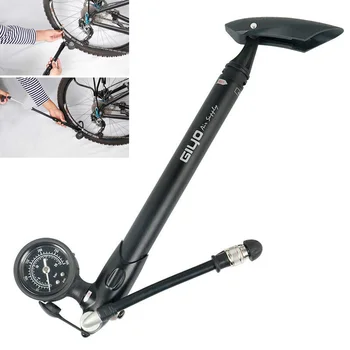 Giyo GS-41 ro GS411 bærbare cykel oppustelige gaffel indvirkning mini pumpe 300 Psi aftagelig gauge
