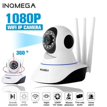 INQMEGA 1080P Wifi Kamera, Video Overvågning Dag Night Vision Sikkerhed Kamera Smart Monitor System