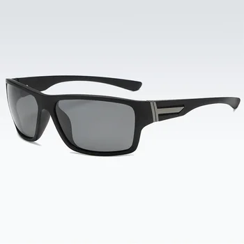 Souson brand design solbriller til mænd udendørs polariserede solbriller med farve film linse