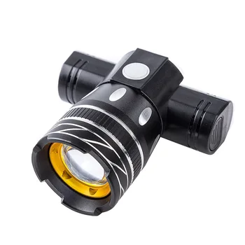 T6 LED Cykel Lys Foran 3 Modes Justerbar Cykel Lys USB-Genopladelige 18650 Batteri Zoomable Flash Cykel Forlygte Lampe 350LM