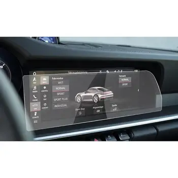 RUIYA Bil Screen Protector Til 911 12.3 Tommer 2020 Navigation Touch Skærm 9H Hærdet Glas Beskytter Auto Interiør Tilbehør