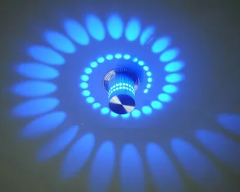 Baggrunden Lys Effektivitet Lamper Stue Dekoration væglampe 1-3W Led-Væg Kunst vægmonteret RGB Reomoted Kontrol