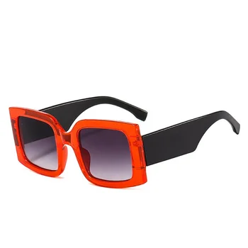 Retro Farve Square Solbriller Kvinder Brand Overdimensionerede solbriller Mænd Vintage-Pladsen Nuancer Dame Oculos zonnebril UV400